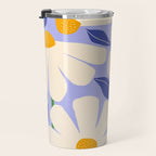 Wild Daisies - periwinkle Travel Mug Gallery Image 3