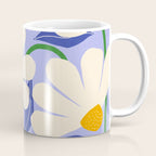 Wild Daisies - periwinkle Coffee Mug Gallery Image 1