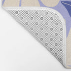 Wild Daisies - periwinkle Bath Mat Gallery Image 2