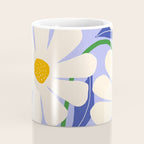 Wild Daisies - periwinkle Coffee Mug Gallery Image 4