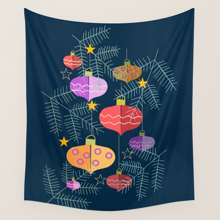 Christmas Decorations Wall Tapestry Gallery Image 4