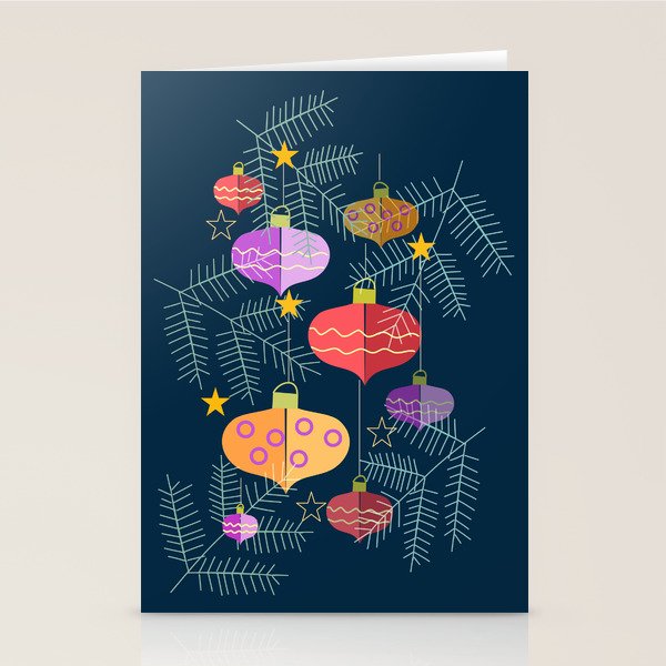 Christmas Decorations Stationery Card Gallery Image 1