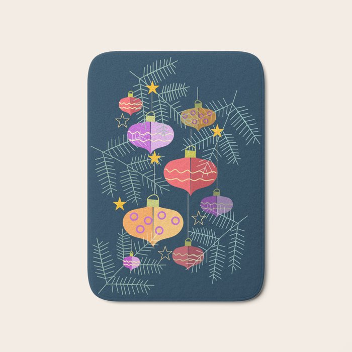 Christmas Decorations Bath Mat Gallery Image 1