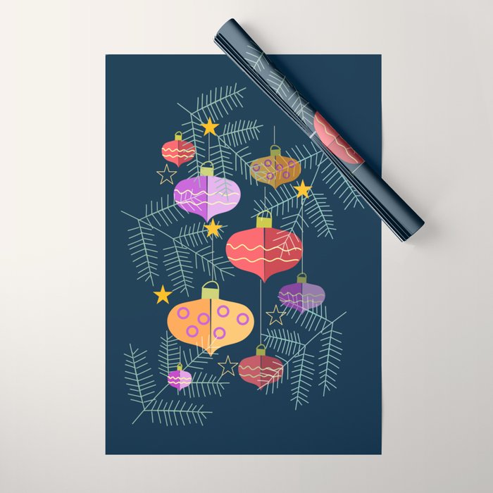 Christmas Decorations Wrapping Paper Gallery Image 1