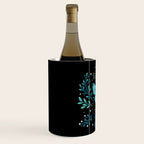 Mystical Luna Moth - Turquoise Wine Chiller Gallery Image 2