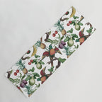 Tropical Vintage Floral and Fauna Yoga Mat Gallery Image 1