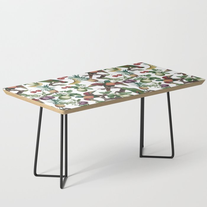 Tropical Vintage Floral and Fauna Coffee Table Gallery Image 1