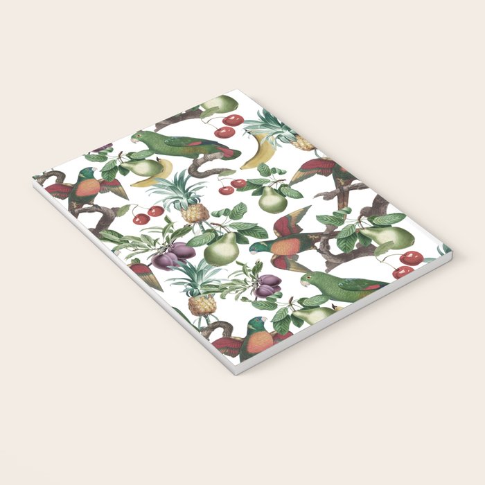 Tropical Vintage Floral and Fauna Notebook Gallery Image 3