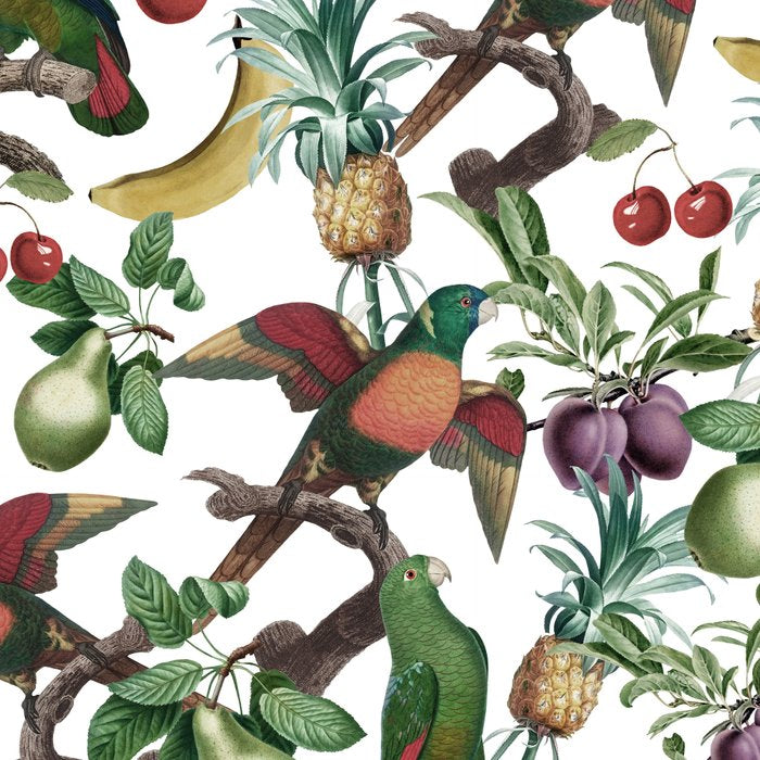 Tropical Vintage Floral and Fauna Coffee Mug Gallery Image 2