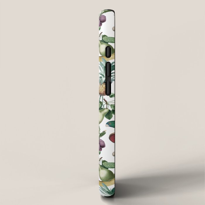 Tropical Vintage Floral and Fauna iPhone Case Gallery Image 2