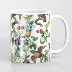 Tropical Vintage Floral and Fauna Coffee Mug Gallery Image 1