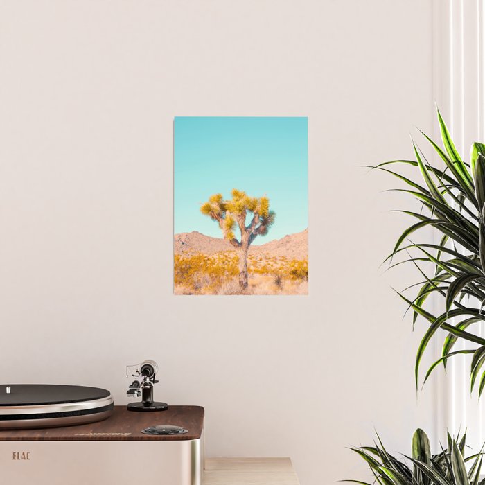 Vivid Desert - Joshua Tree Cactus Poster Gallery Image 2