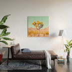 Vivid Desert - Joshua Tree Cactus Wood Wall Art Gallery Image 2