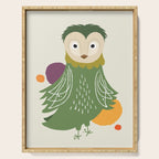 Quirky Barn Owl Serving Tray Gallery Image 1
