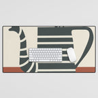 Teapot Garden 9 Desk Mat Gallery Image 1