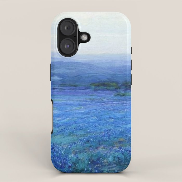 Bluebonnet Panoramic Landscape in Twilight painting by Robert Julian Onderdonk iPhone Case Gallery Image 1
