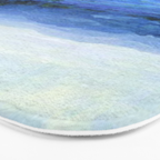 Bluebonnet Panoramic Landscape in Twilight painting by Robert Julian Onderdonk Bath Mat Gallery Image 3