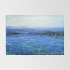 Bluebonnet Panoramic Landscape in Twilight painting by Robert Julian Onderdonk Rug Gallery Image 2