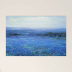 Bluebonnet Panoramic Landscape in Twilight painting by Robert Julian Onderdonk Welcome Mat Gallery Image 1