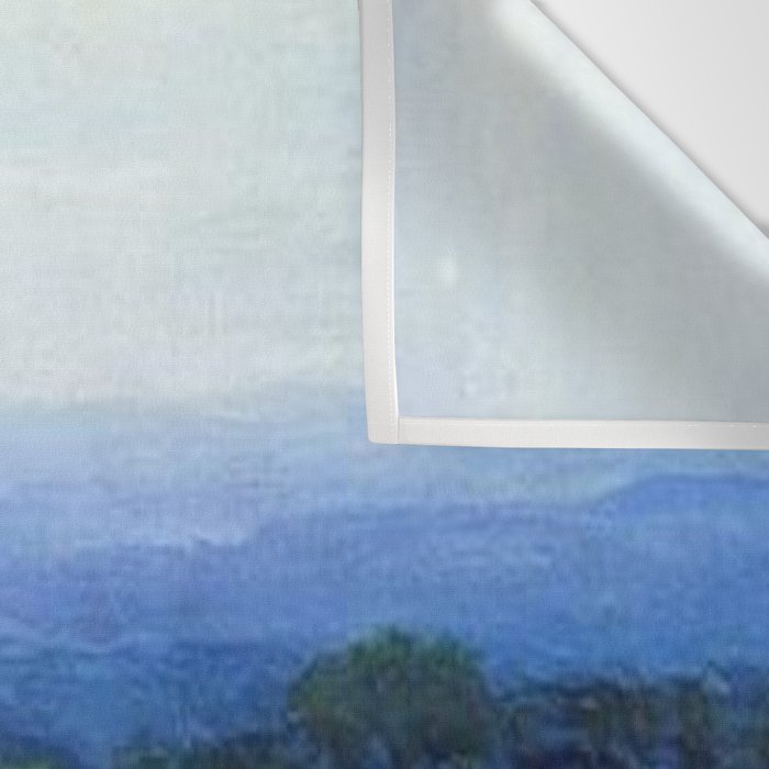 Bluebonnet Panoramic Landscape in Twilight painting by Robert Julian Onderdonk Wall Tapestry Gallery Image 3