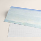 Bluebonnet Panoramic Landscape in Twilight painting by Robert Julian Onderdonk Wrapping Paper Gallery Image 2