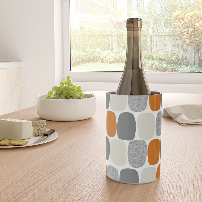 Wonky Ovals in Orange Wine Chiller Gallery Image 4
