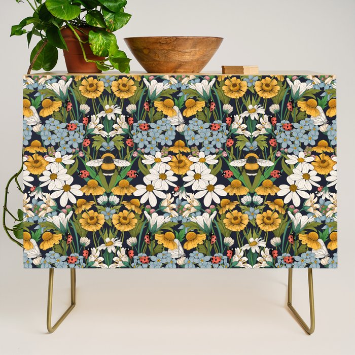 Beehaven in Bloom Credenza Gallery Image 1