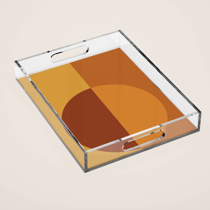 Color Block Abstract VIII Acrylic Tray Gallery Image 1