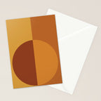 Color Block Abstract VIII Stationery Card Gallery Image 2