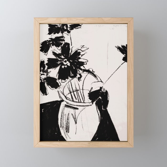 Flowers in The Vase 4 Mini Art Print Gallery Image 1