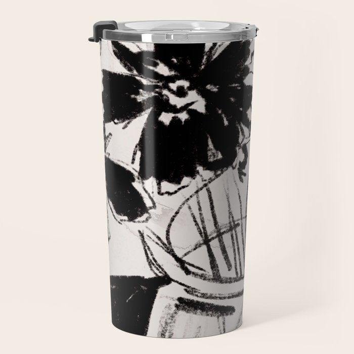 Flowers in The Vase 4 Travel Mug Gallery Image 3