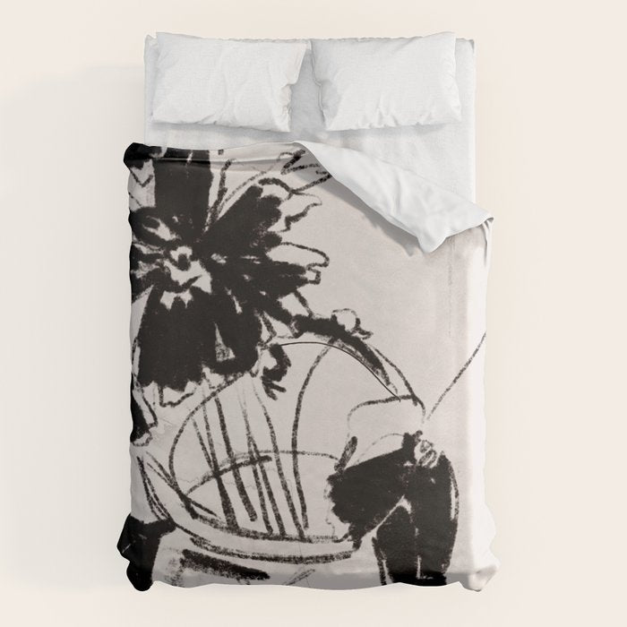 Flowers in The Vase 4 Duvet Cover Gallery Image 1
