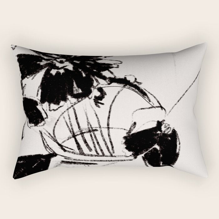 Flowers in The Vase 4 Rectangular Pillow Gallery Image 1