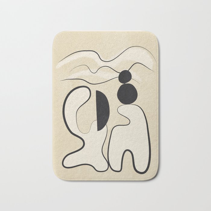 Minimal Abstraction 8 Bath Mat Gallery Image 1