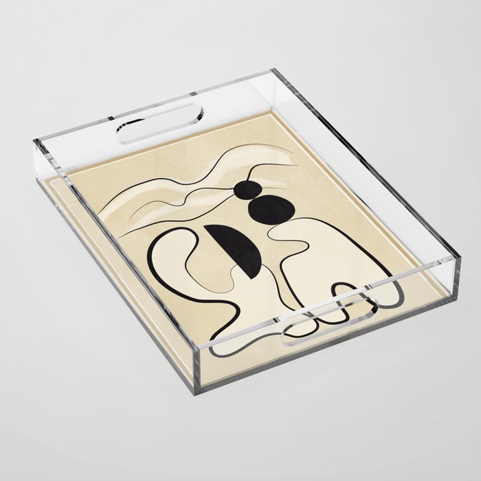 Minimal Abstraction 8 Acrylic Tray Gallery Image 1