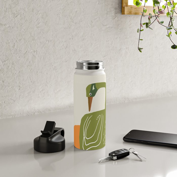 Quirky Brolga Water Bottle Gallery Image 4