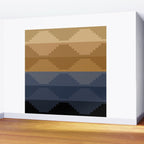 Geometric Aztec Pyramid Pattern X Wall Mural Gallery Image 2