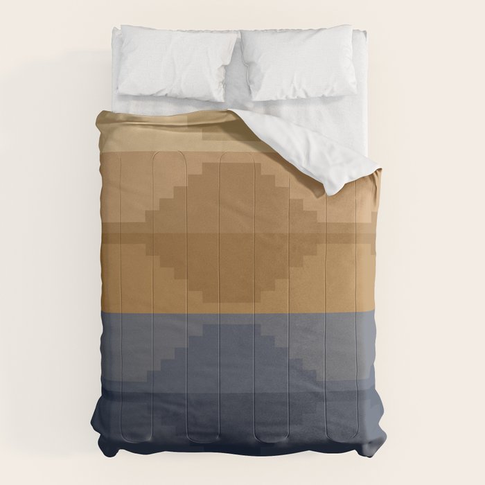 Geometric Aztec Pyramid Pattern X Comforter Gallery Image 6