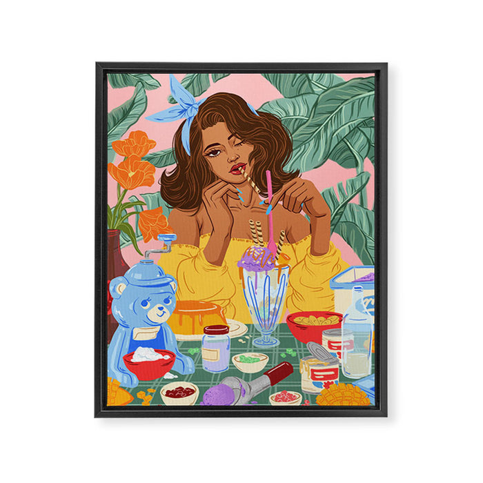 Halo-Halo Framed Canvas Print Gallery Image 1