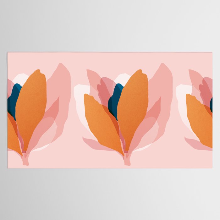Abstraction_Floral_Blossom Tablecloth Gallery Image 2