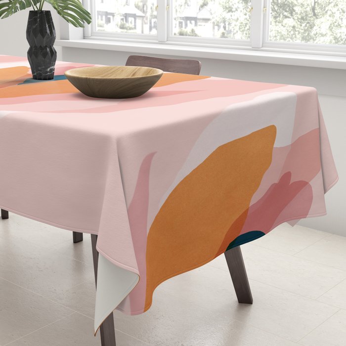 Abstraction_Floral_Blossom Tablecloth Gallery Image 3