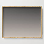 Smooth Charcoal Minimalist Ombré Gradient Abstract Serving Tray Gallery Image 1