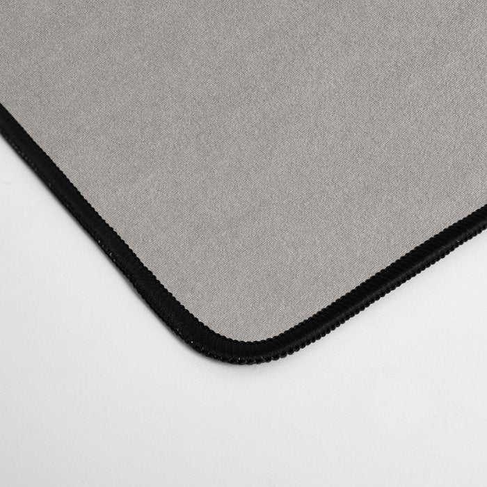 Smooth Charcoal Minimalist Ombré Gradient Abstract Desk Mat Gallery Image 4