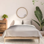 Smooth Charcoal Minimalist Ombré Gradient Abstract Comforter Gallery Image 3