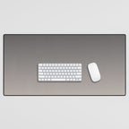 Smooth Charcoal Minimalist Ombré Gradient Abstract Desk Mat Gallery Image 1