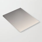 Smooth Charcoal Minimalist Ombré Gradient Abstract Notebook Gallery Image 2