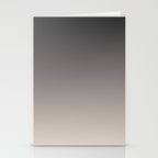 Smooth Charcoal Minimalist Ombré Gradient Abstract Stationery Card Gallery Image 2