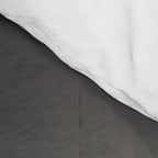 Smooth Charcoal Minimalist Ombré Gradient Abstract Comforter Gallery Image 4