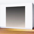 Smooth Charcoal Minimalist Ombré Gradient Abstract Wall Mural Gallery Image 2