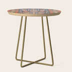 Baku South Caucasus Azerbaijan Rug Print Side Table Gallery Image 1